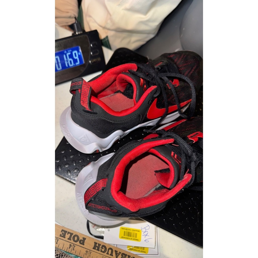Nike Giannis Immortality 2 Mens Size 9.5 Red Black Basketball Shoes DM0825-005 - Picture 9 of 9